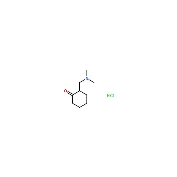 Ak Scientific 2-((Dimethylamino)methyl)cyclohexanone hydrochloride (25g), CAS 42036-65-7 5793AB-25g - main