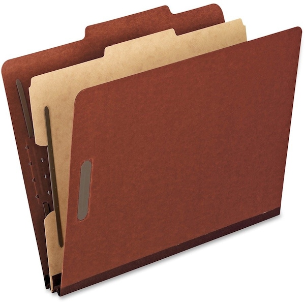 Pendaflex FOLDER, CLASSF, LTR, 1DIV, RED, 10PK 1157R - main