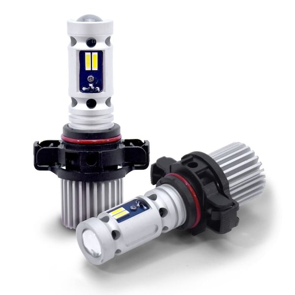 Putco Bulbs, PSX24; LED; 25 Watt; Fog Beam; White/ Amber; 3000 Lumens; 3000K/ 6000K Light Color 77PSX24-360 - main
