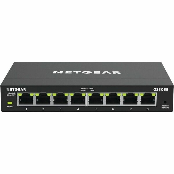 Netgear 8PT GIGABIT PLUS SWITCH GS308E-400NAS - main