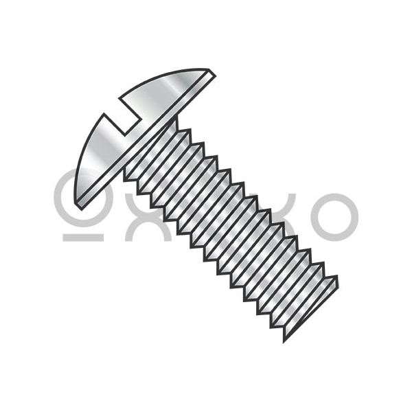 Oxoxo 10-32X3/8 Slotted Truss Machine Screw Fully Threaded 18-8 Stainless Steel, 4000PK 240738 - main