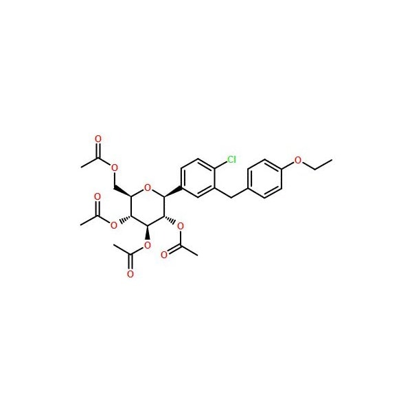 Ak Scientific Dapagliflozin tetraacetate (5g), CAS 461432-25-7 6348AB-5g - main