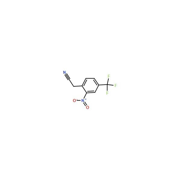 Ak Scientific 2-(2-Nitro-4-(trifluoromethyl)phenyl)acetonitrile (1g), CAS 13544-06-4 6328AA-1g - main