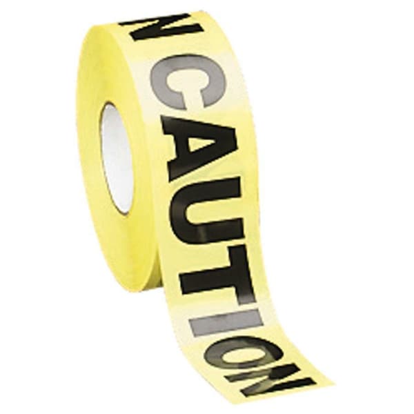 Tatco Caution Barricade Safety Tape, 3x1000 10700 - main