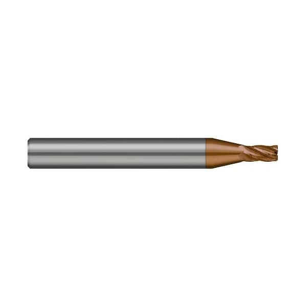 Harvey Tool Miniature End Mill-5 Flute-Corner Radius, 720162-C10, Ti-Nano, 1/16" Cutter Diameter 720162-C10 - main