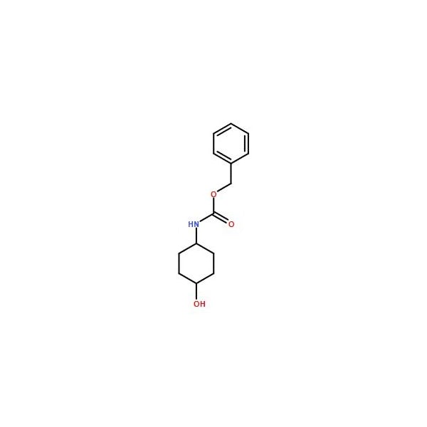 Ak Scientific Benzyl (trans-4-hydroxycyclohexyl)carbamate (5g), CAS 27489-63-0 2622AB-5g - main