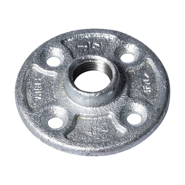 Worldwide Sourcing Floor Flange Mallble Galv 1/2 27-1/2G - main