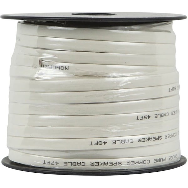 Monoprice Planate Series 16AWG Pure Copper Flat Speaker Wire, 50ft 11935 - main