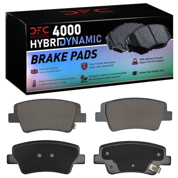 Dynamic Friction Co DFC 4000 HybriDynamic Brake Pads 4000-2395-00 - main