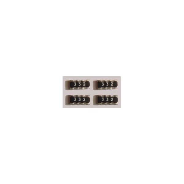 Stackpole RESISTOR ARRAY, 2 Kohm, 5%, 0402x4, CONVEX - Chip Resistor Array - Convex RAVF104DJT2K00 - main