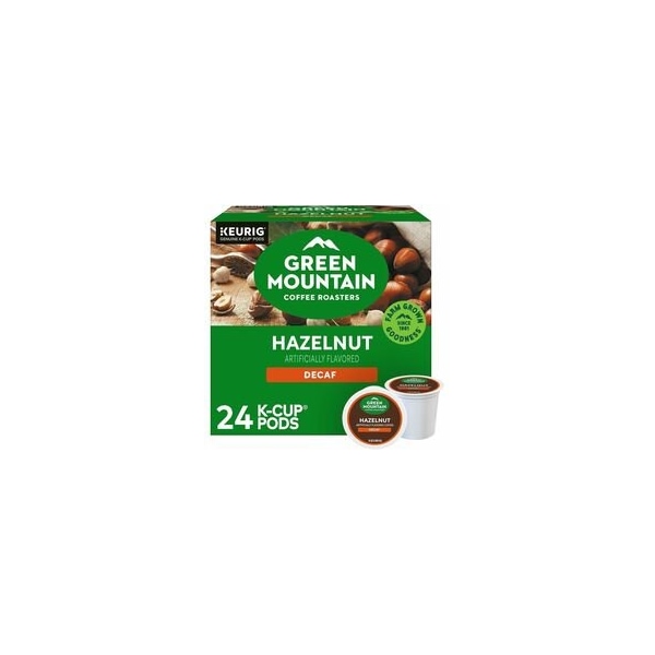 Green Mountain Coffee Roasters Green Mountain Coffee K-Cup, Pod Hazelnut Decaf Coffee, Keurig Single-Serve K-Cup pods, Light, 24PK 5000330143 - main