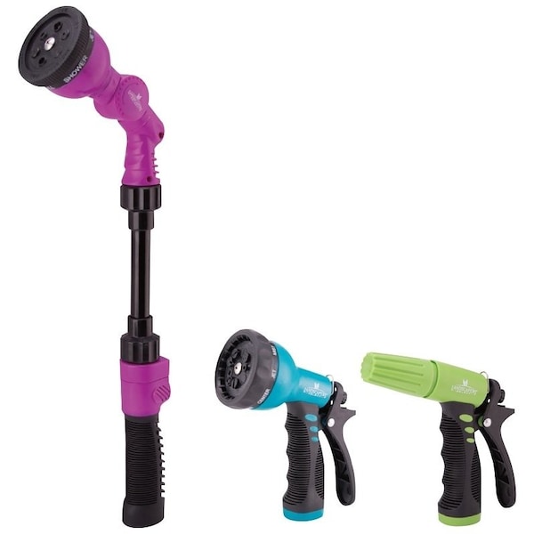 Landscapers Select GW53501+GN434541+GN1 Spray Nozzle Set, Garden Watering Tools, Plastic, For: Garden Watering GW53501+GN434541+ - main