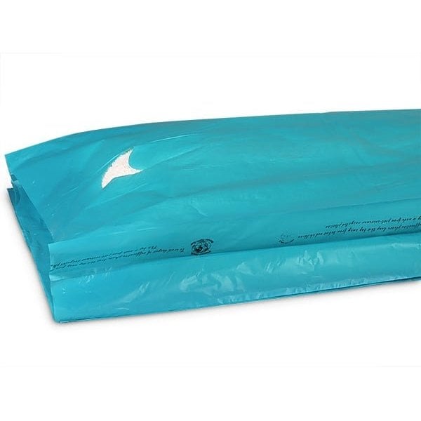 Nashville Wraps Teal Hi-D Bags 13x3x21, Plastic w/ Handles .70 mil, 500PK HD5TE - main