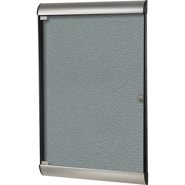 Ghent Enclosed Bulletin Board 42-1/8x27.75", 1 Door SILH20419 - main