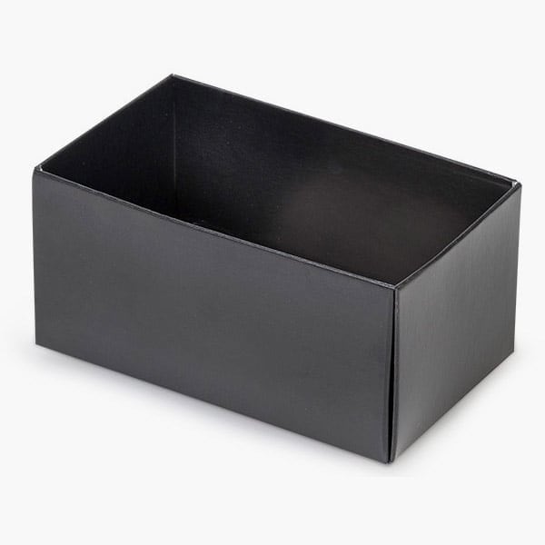 Nashville Wraps Black Macaron and Cookie Box Base, 3.75x2.5x2, 50PK MCBMBK - main