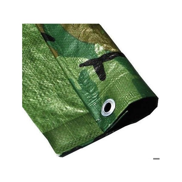 Tarps Now Poly Tarp, 12 x 12 Tarps, 8 Mil, Camo, Poly CS-P6GC-1212-8 - main