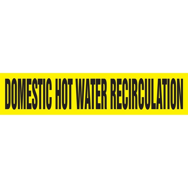 Accuform ASME ANSI PIPE MARKER DOMESTIC RPK281STB - main