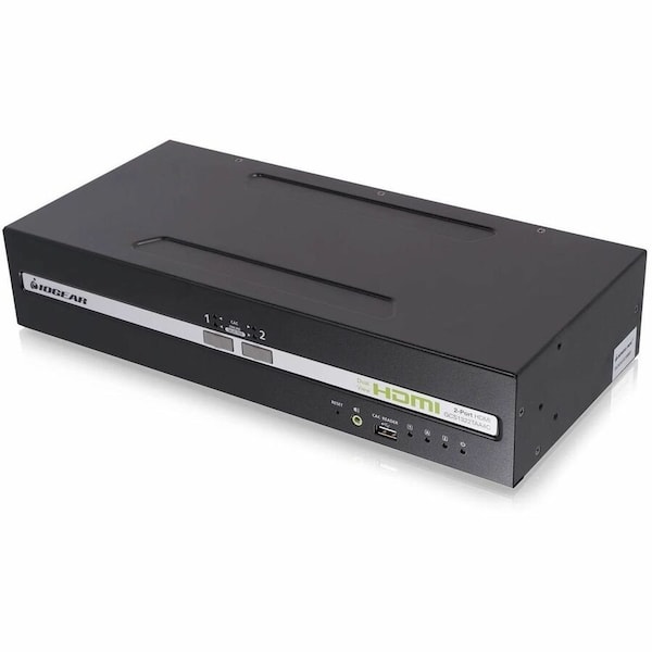 Iogear 2PORT DUAL VIEW HDMI SECURE PERPKVM SWITCH PP40 TAA COMPLIANT GCS1322TAA4C - main
