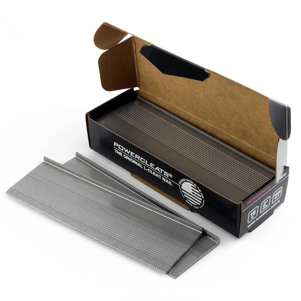 Powernail Collated Flooring Nail, 2 in L, 16, L-Head Head, 1000 PK