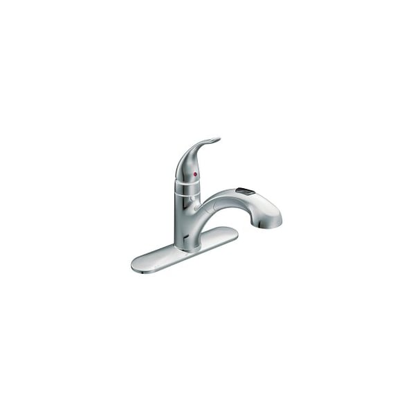 Moen Chrome one-handle pullout kitchen faucet 67315C - main