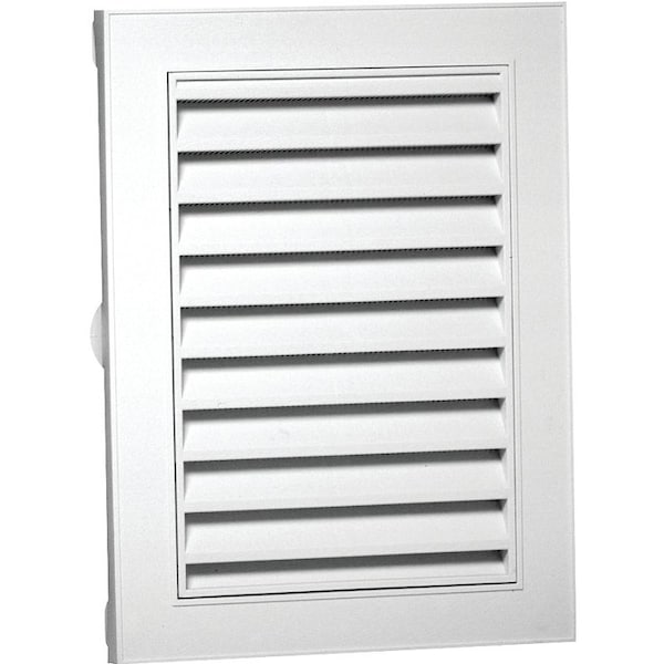 Duraflo Duraflo 626120-00 Gable Vent, 22 in L x 16-1/2 in W Rough Opening, Polypropylene, White 626120-00 - main