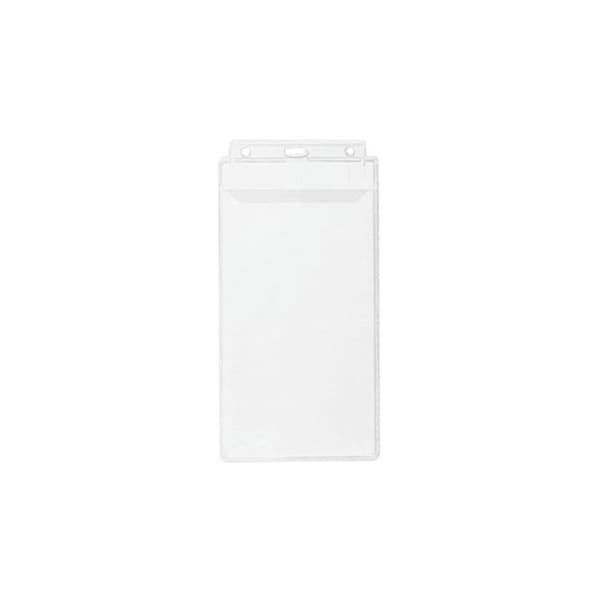 Brady BADGE HOLDER, CLEAR VINYL CREDENTIAL BADGE HOLDER WITH TUCK-IN FLAP 1840-1600 - main