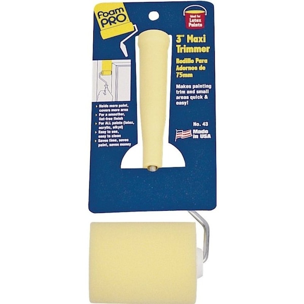 Foampro Roller Cvr/Frm Trim Foam 3In 43 - main