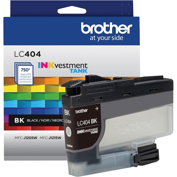 Brother Standard Yield Black Ink Cartridge LC404BKS - main