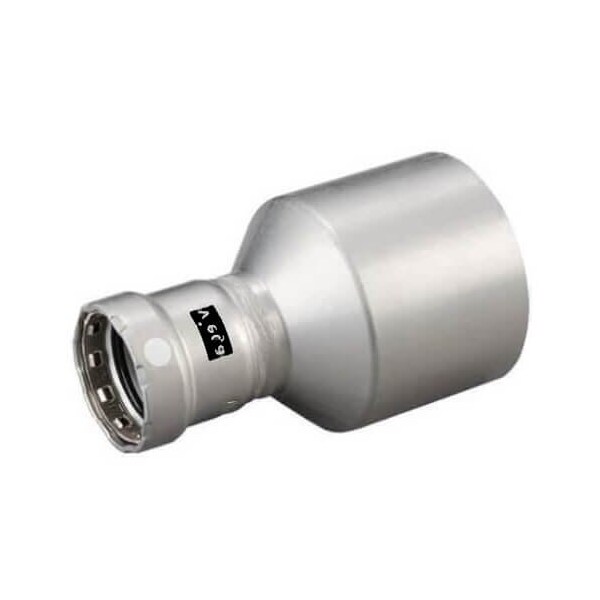 Viega MegaPress reducer FTG IPS 4 P 3 carbon steel zinc-nickel coating 26755 - main