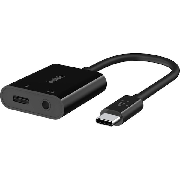 Belkin 3.5mm Audio + USB-C Charge Adapter NPA004BTBK - main