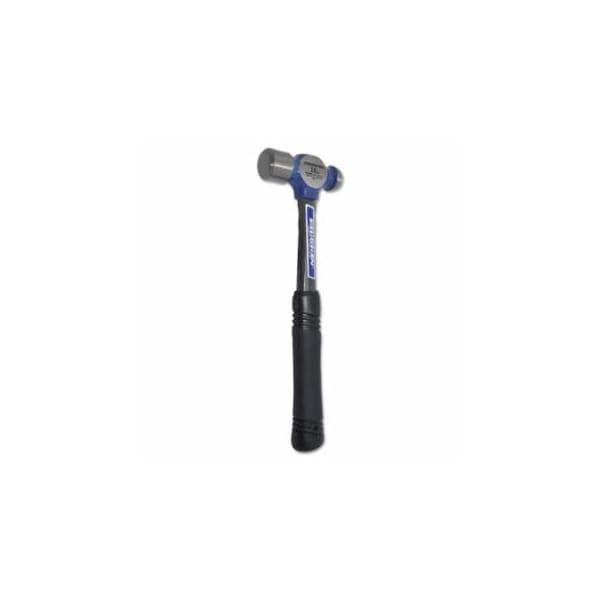 Vaughan Ball Pein Hammer, Straight Fiberglass Handle, 13 in, Forged Steel 16 oz Head 770-FS016 - main