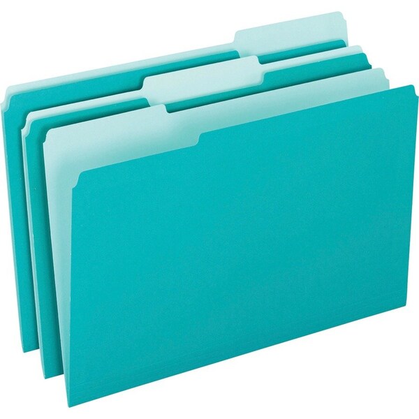 Pendaflex FOLDER, INTERIOR, LTR, AQ, 100PK 421013AQU - main
