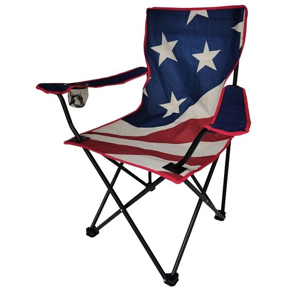 Seasonal Trends Folding Chair, American Flag FC-003 - main