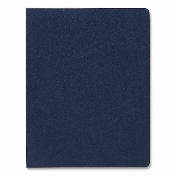 Swingline Gbc Solids Presentation Covers for Binding Systems, Plastic, Round Corners, 11 x 8.75, Navy, 25PK 25730 - main