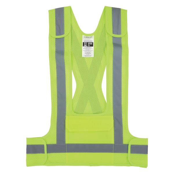Ergodyne S/M Lime Class 1 Breakaway Hi-Vis Safety Vest 8142BA - main