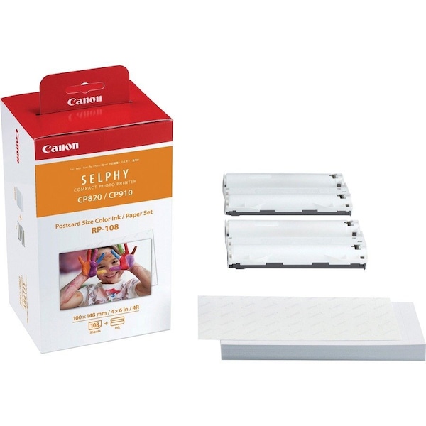 Canon INK, COMBO, INK, 4X6PPR RP108 - main