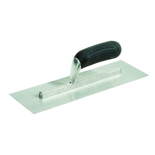 Hyde 12" x 4" Hyde 18555 Hyde Carbon Steel Flat Finishing Trowel 18550 - main