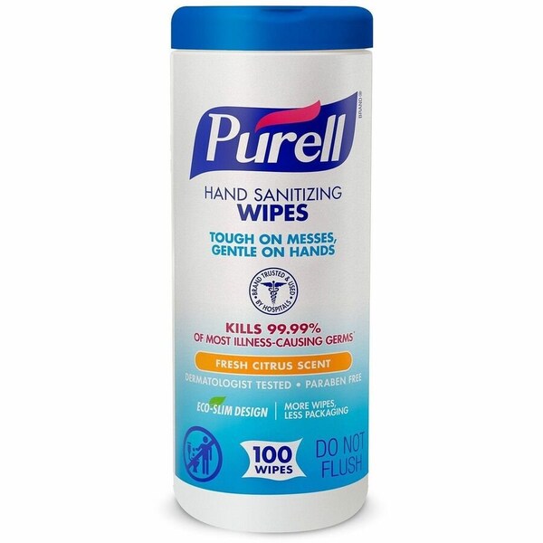 Purell Sanitizing Wipes Canister White 9111-12 - main