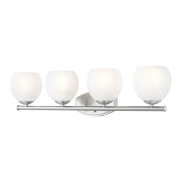 Z-Lite Colette Brushed Nickel 4 Light Vanity 1963-4V-BN - main