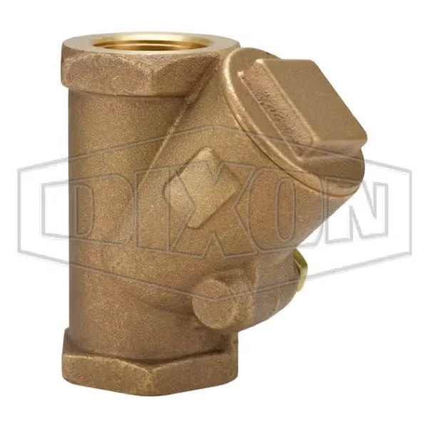 Dixon Check Valve, 1-1/4 in Nominal, FNPT End Style, Brass Body DSCV125 - main