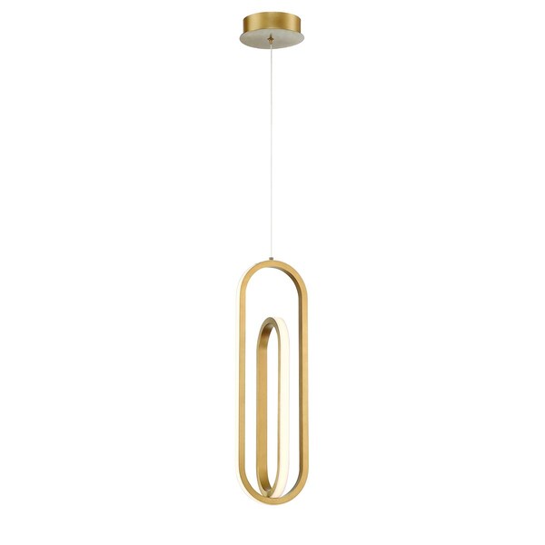 Eurofase Botton Contemporary LED Wall Sconce, 1000 Lumens, Satin Gold 37038-021 - main