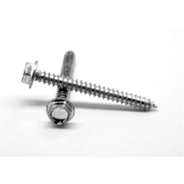 Asmc Industrial No.12-14 x 3 Hex Washer Head Type AB Sheet Metal Screw, Low Carbon Steel - Zinc Plated, 750PK 0000-212498-750 - main