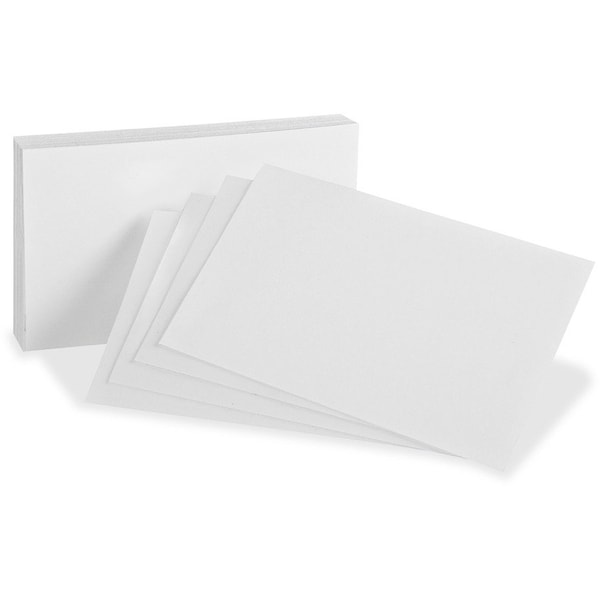Oxford Blank Index Cards, White, 300PK OXF10013 - main