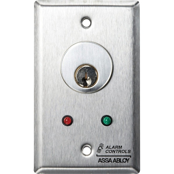 Alarm Controls Keyswitch - Stainless Steel MCK-6-2 - main