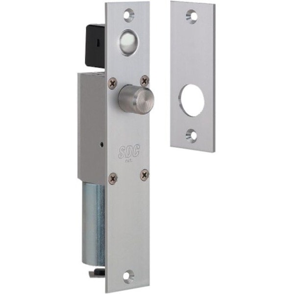 Sdc Mortise Bolt Lock, 700mA at 24V, Satin Alum 1190AU - main