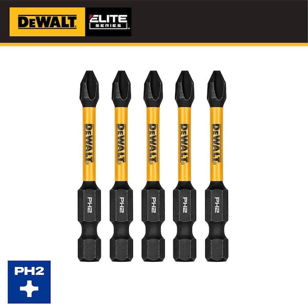 Dewalt Torsion Bit, Black/Blue Frame, Polybag DWAFE2PH2IR5 - main