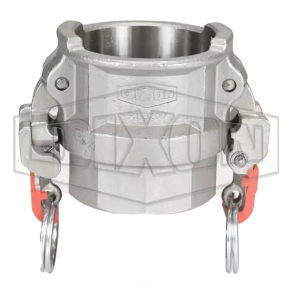 Dixon Vent-Lock Safety EZ Boss-Lock Type D Cam and Groove Coupler with Seal and Cam Arms, 1-1/2 in Nomin RLD150EZ - main