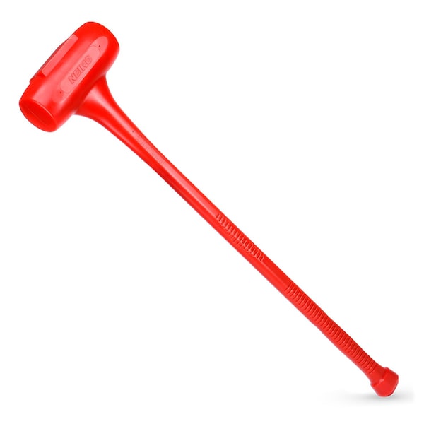 Neiko 9 Lb Dead Blow Hammer, 30 in Long, Red, Unibody Molded, Ergonomic Textured Handle, 3 Inch Head 02884B - main