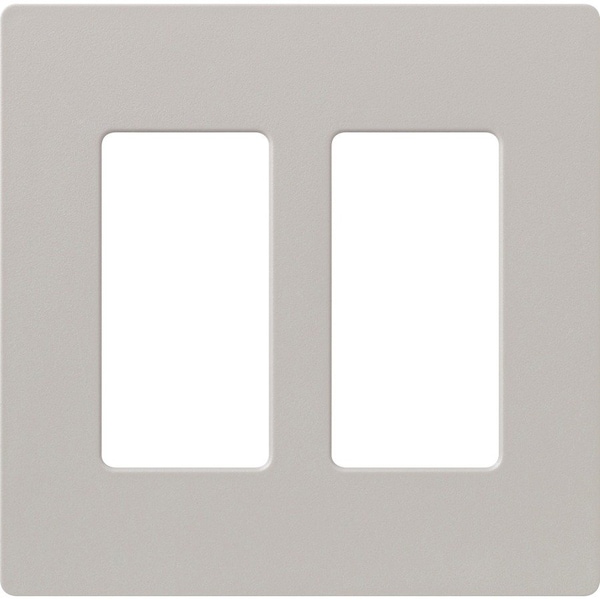 Lutron Designer Wall Plates, Number of Gangs: 2 Satin Finish, Taupe SC-2-TP - main