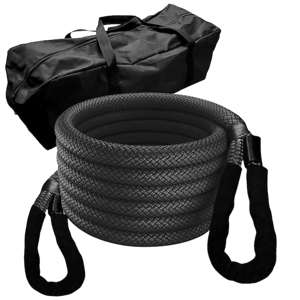 Tie 4 Safe 7/8'' x 20' Kinetic Recovery Tow Rope Snatch Strap for UTV Truck Jeep 22,000 LBS TR10HP-05-2219 - main